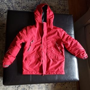 Lands End Kids Winter Coat, Red Size 5/6